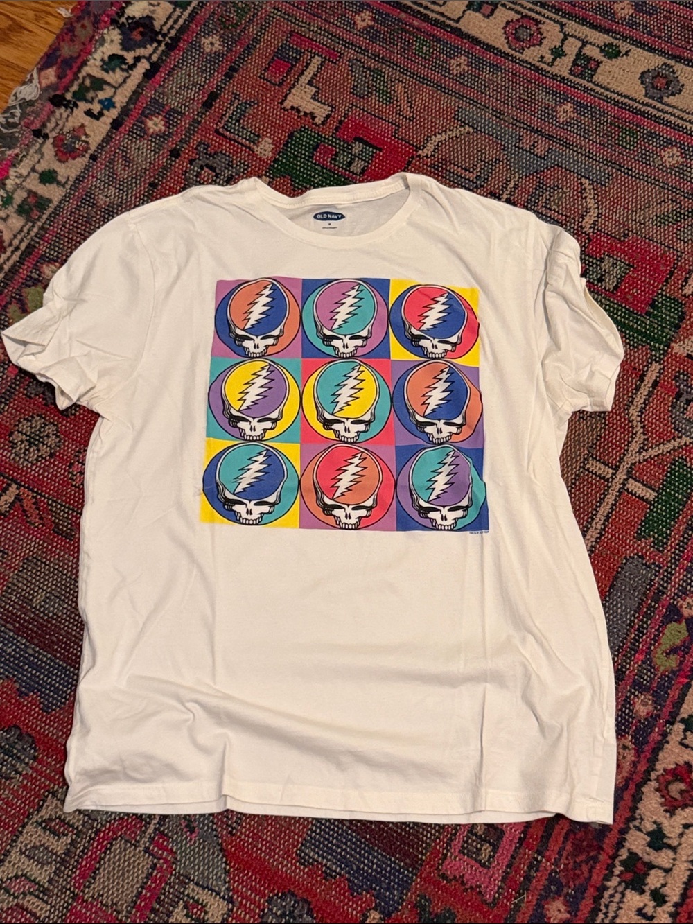 Grateful Dead Steelie Grid Short Sleeve T-shirt.